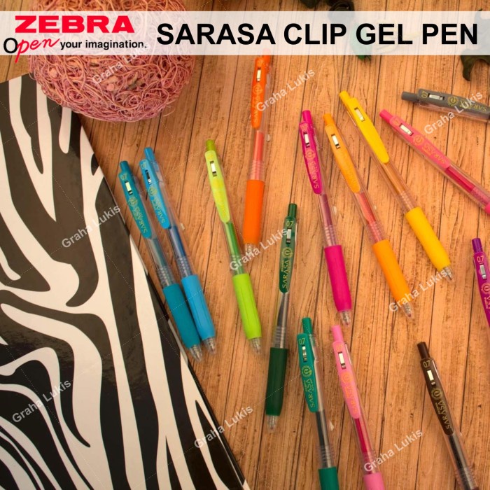 

HJK Zebra Sarasa Clip 0.5 Gel Pen