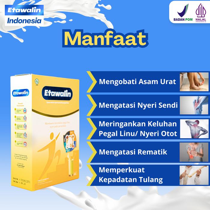 

terbaru !!! etawalin susu terapi nyeri sendi & pegel linu di indonesia 1 box @200 gram bahan minuman