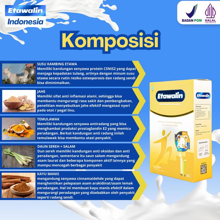 

terbaru !!! paket 3 box susu etawalin asli - 200 gram original bisa cod - minuman berkhasiat terbuat