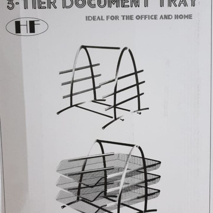 

Rak Dokumen Kertas Elevated Letter Tray 3 Susun Besi. 1 SET = 3 SUSUN
