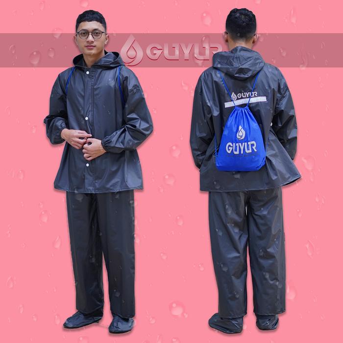 Rzs - Jas Hujan Lengkap Sepatu Origial Guyur