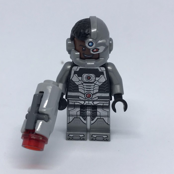 Lego Minifigure Cyborg + Weapon Sh155 71210 76028