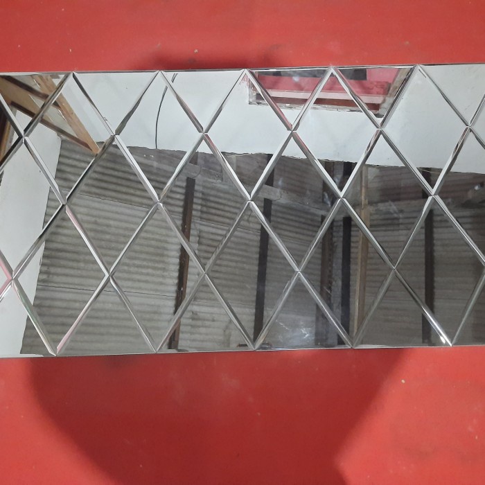 kaca cermin dekorasi moulding / cermin bevel dekorasi dinding