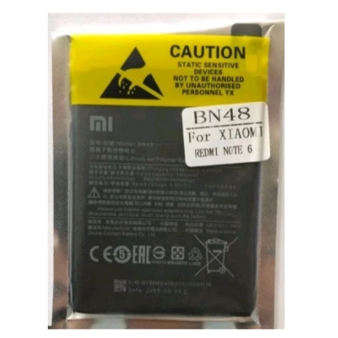Batre Baterai Original Redmi Note 6 Pro Bn48 Bn-48