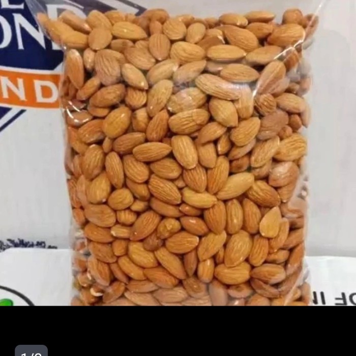 

Terbaru Almond Raw 1 Kg Almond Metah / Almond Import , Hight Kualitas Blu Diamond Ready