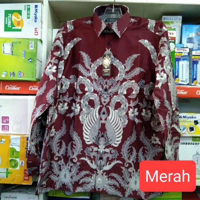 Batik Alisan Preum Lengan Panjang Slim Fit