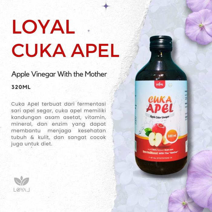 

Cuka apel loyal vinegar multi khasiat 320ml