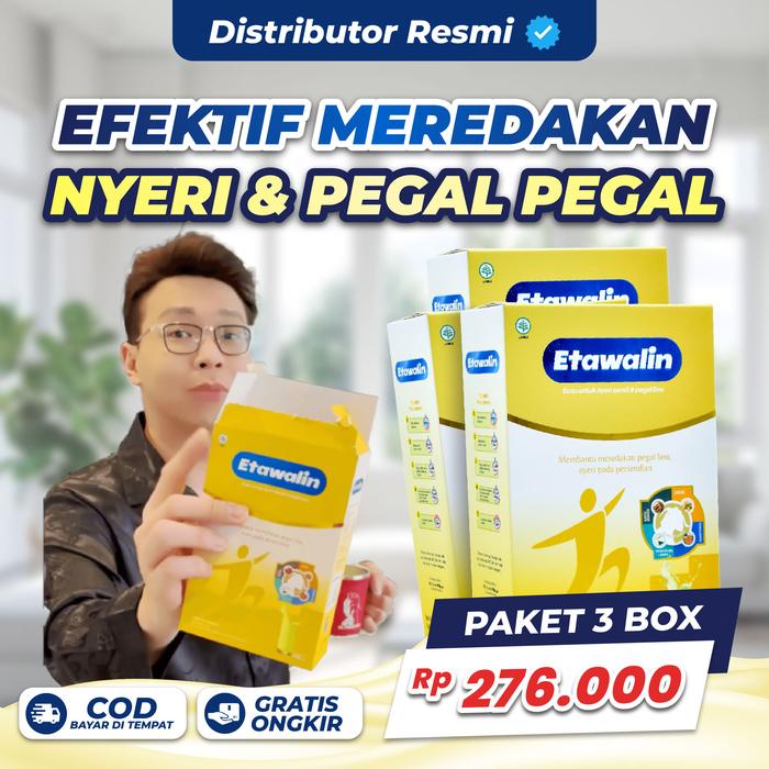 

Etawalin Original Paket 3 Box Susu Bubuk untuk Bantu Masalah Asam Urat dan Nyeri Sendi Dairy Milk