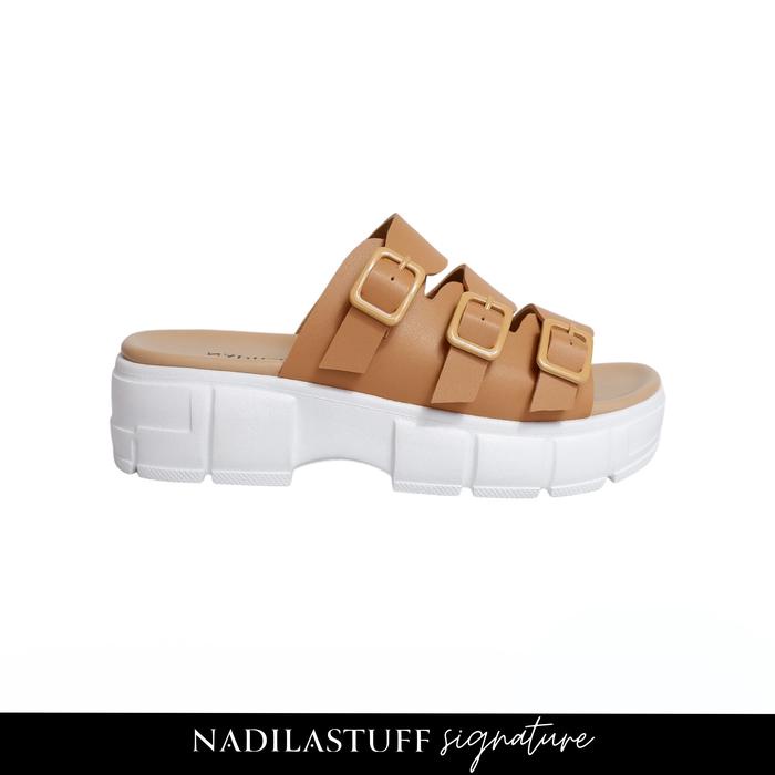 

Nadilastuff Signature Fiona Platform Sandal Wanita Hak Ringan