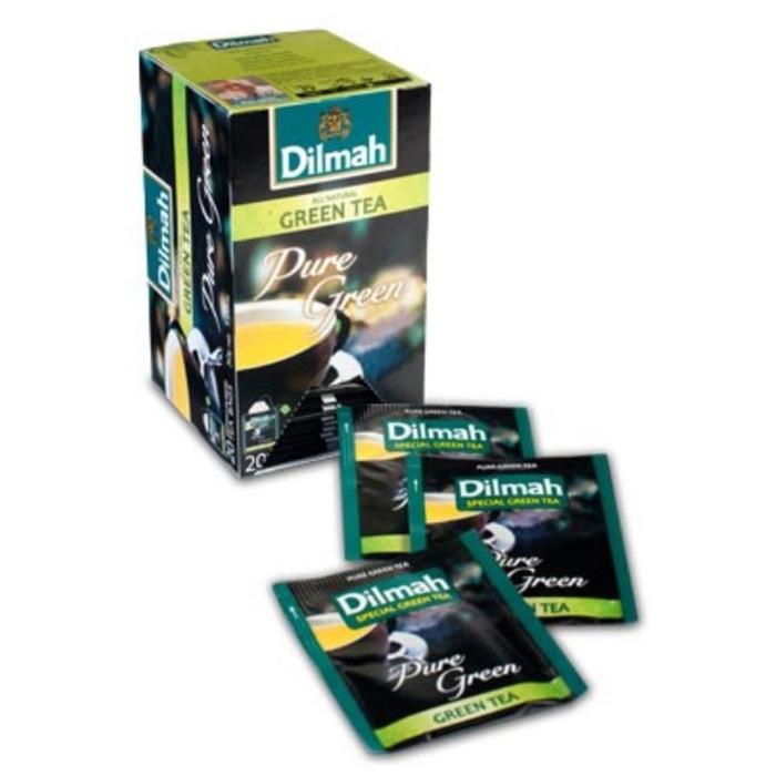 

Dilmah Pure Green Tea - Celup teh hijau detox green