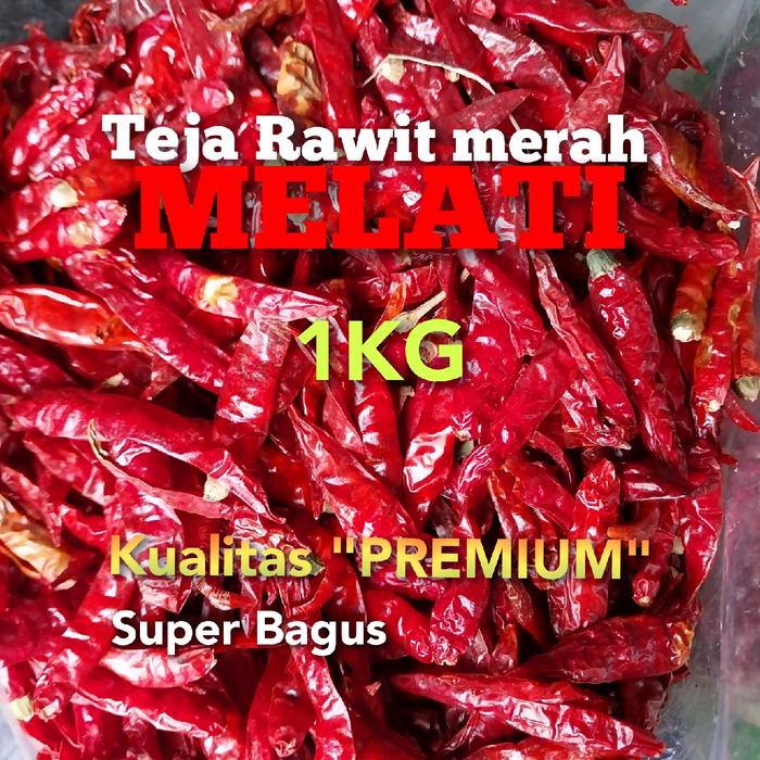 

CABE RAWIT MERAH KERING TEJA PREMIUM SUPER 1KG Pedas Cabai
