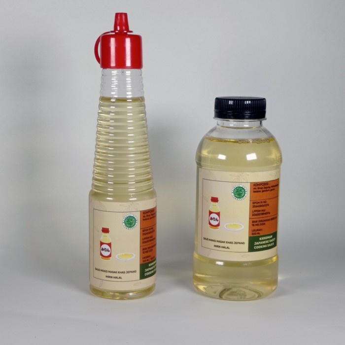 

Sale! Kikkoman Japanese Sweet Sauce Mirin Halal Kemasa Repack 200 Gram