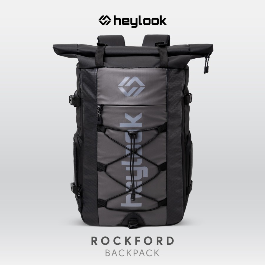 TAS RANSEL PRIA WATERPROOF BACKPACK ROCKFORD TAS OUTDOOR TAS PUNGGUNG ANTI AIR ANTI SOBEK HEYLOOK