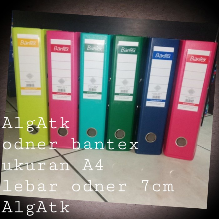 

Odner Bantex Ukuran A4 Lebar Odner 7Cm Harga Untuk 15 Odner