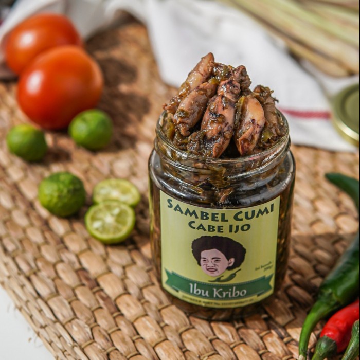 

Sale! Sambel Cumi Cabe Ijo Sambal Ibu Kribo Khas Bogor