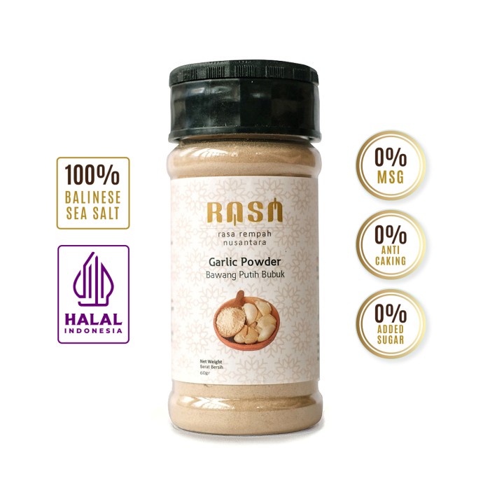 

Sale! Rasa - Garlic Powder / Bawang Putih Bubuk
