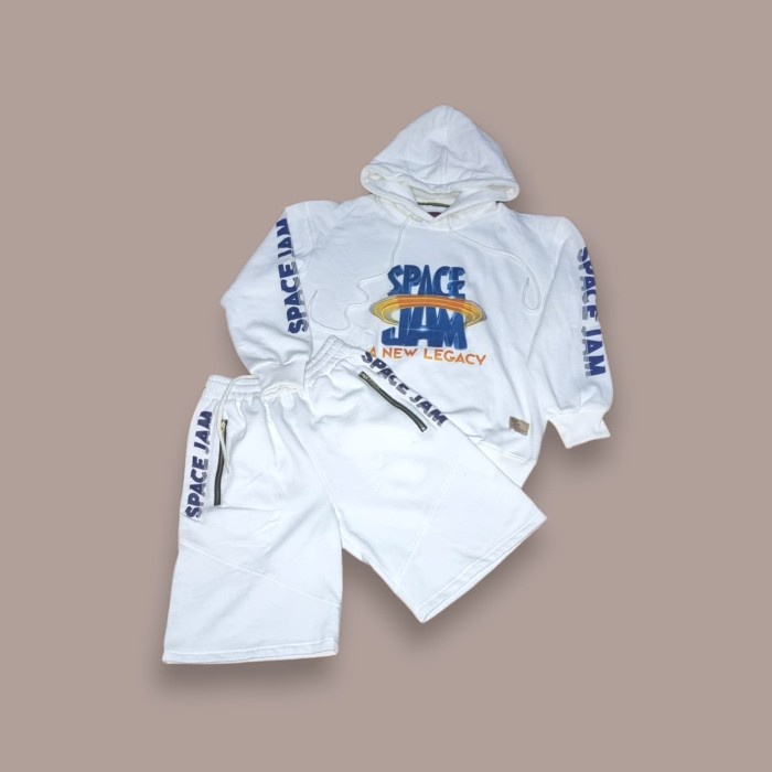 TERLARIS Tracksuit Jaket Hoodie Celana Pendek Space Jam Mc.F Fleece Cotton 4-12