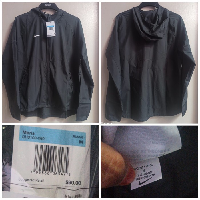 PROMO Nike Miler Men's Repel Running Jacket 2024 Original Black