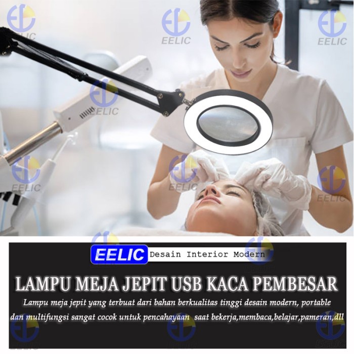 

Promo Terbatas Eelic Elc-J051 Lampu Meja Led Usb Dilengkapi Dengan Kaca Pembesar Mult