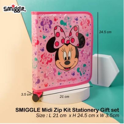 

Sale Terbatas Smiggle Midi Zip Kit Stationery Gift Set