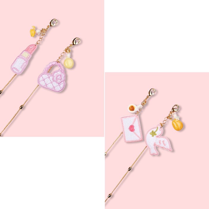 

Terlaris Bon Voyage Europe Embroidery Mask Chain - Jasmine Tease kalung masker SALE