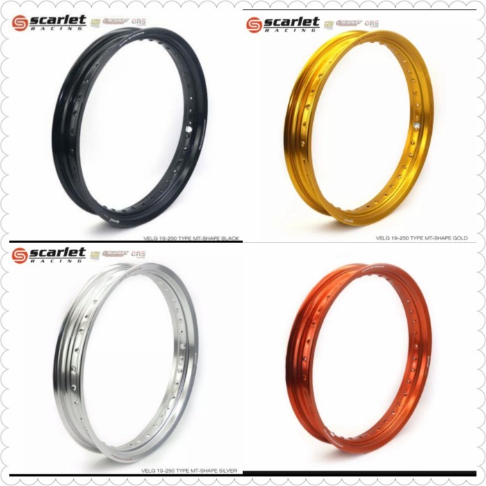 Unik Velg Ring 19 250 Velg Scarlet 19 250 Hold 36