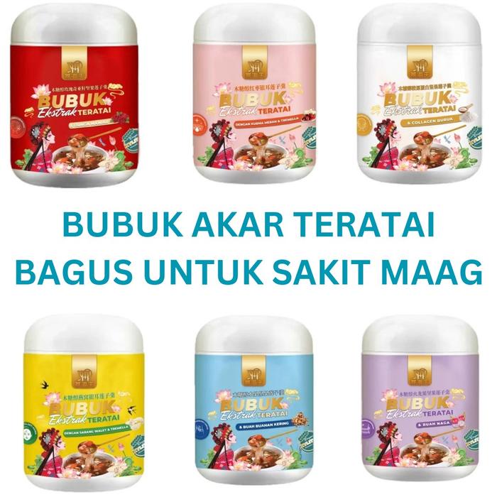 

Bubuk Akar Teratai bagus untuk lambung dan kesehatan wajah dengan topping kacang-kacangan, kurma dan