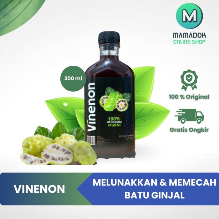 

Vinenon Cuka Mengkudu untuk Hancurkan Batu Ginjal dan Menormalkan kadar asam urat 300 ml