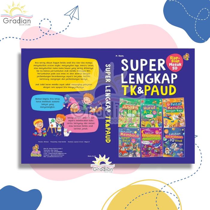 

SALE !!! [DAPAT 6 BUKU] BUKU SUPER LENGKAP TK DAN PAUD PERSIAPAN MASUK SD PAKET ISL 6 / BUKU