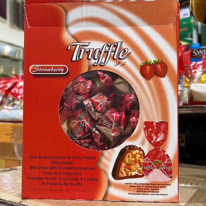 

SALE !!! COKLAT TRUFFLE ELVAN KEMASAN 1,8KG - CHOCOLATE FOOD SNACK COKELAT READYY