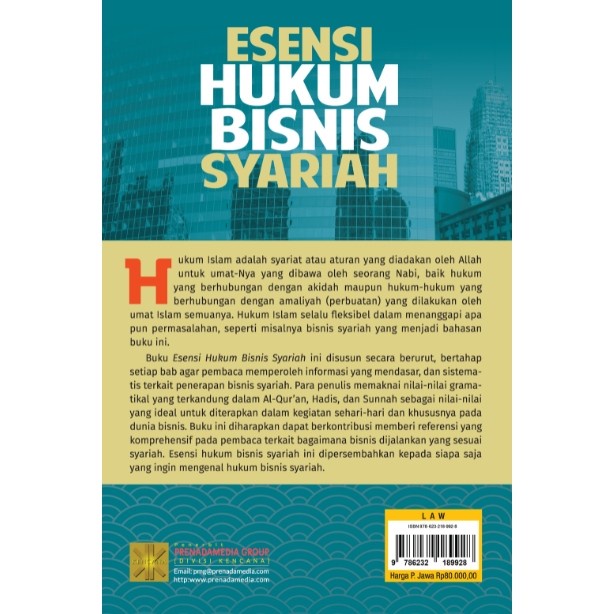 

SALE !!! BUKU ESENSI HUKUM BISNIS SYARIAH ORIGINAL - DR PRAWITRA READYY