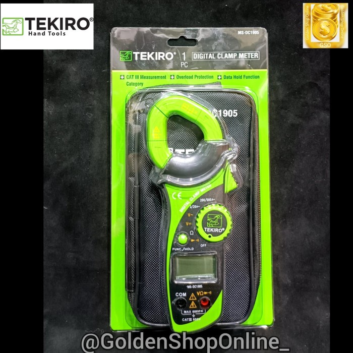 Tekiro Digital Clamp Meter / Tang Amper Digital Merk Tekiro