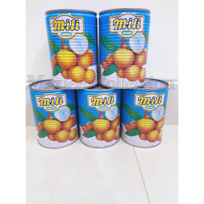 

Tersedia MILI Longans In Heavy Syrup 565gr / Longan Kalengan / Lengkeng Kaleng