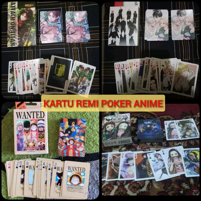 KARTU POKER REMI ANIME FAVORIT KODE 210