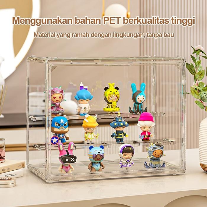 

SALE PROMO KOTAK DISPLAY PENYIMPANAN BENING TINGGI KUALITAS AKRILIK BERDIRI FIGURE AKSI TANGGA 2