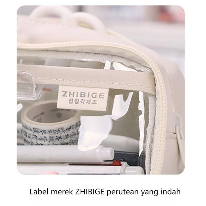 

READY STOK TEPAK/TEMPAT PENSIL TRANSPARANT IMPORT KOTAK PENSIL KAWAII KAPASITAS BESAR KOTAK PENSIL