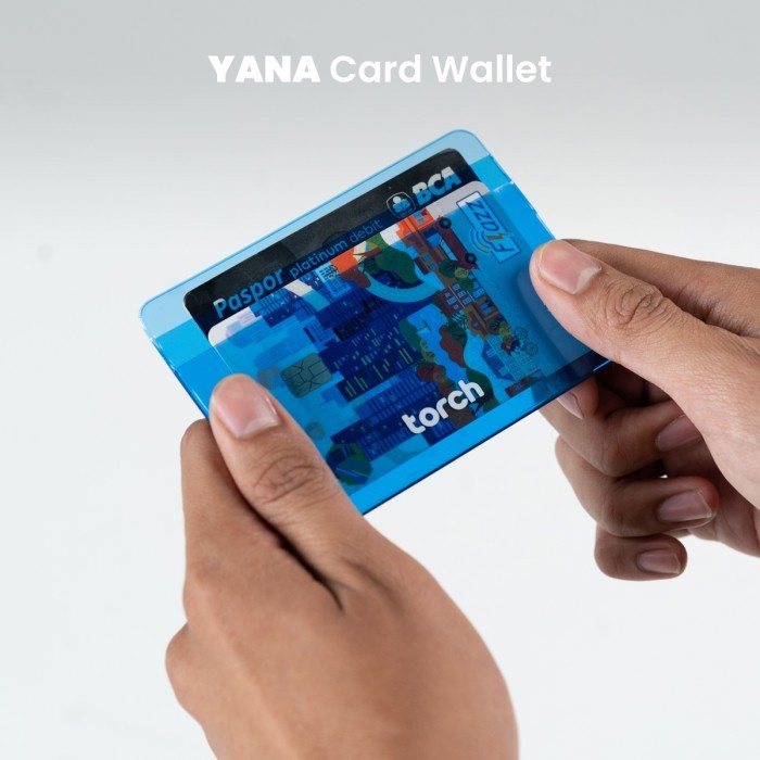 

READY STOK [FREE] TORCH YANA DOMPET TEMPAT KARTU TEBAL PRIA WANITA - CARD HOLDER READYY