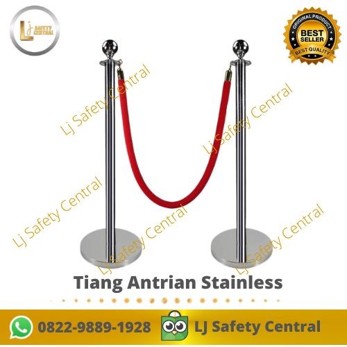 

SALE PROMO TIANG ANTRIAN STAINLESS BULAT READYY