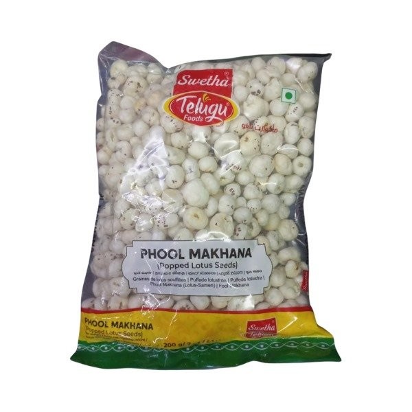 

SALE !!! TELUGU FOODS PHOOL MAKHANA 200G READYY