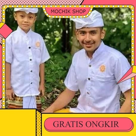 PRODUK TERBATAS BAJU ADAT BALI SAFARI PRIA BAJU BALI JEGEG - Safari Anak
