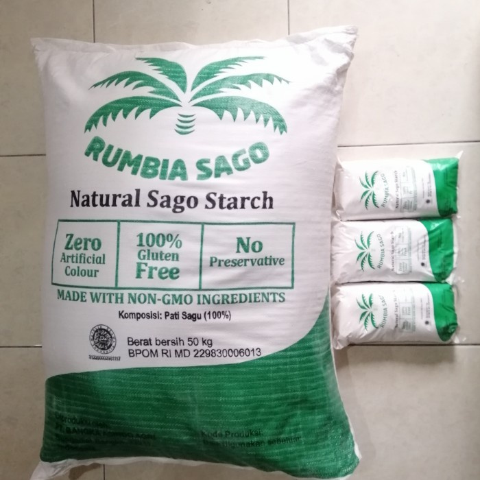 

SALE !!! TEPUNG SAGU RUMBIA 50 KG KARUNG (INDUSTRI/PRODUSEN/UMKM) READYY