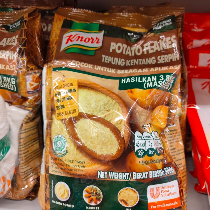 

SALE !!! KNORR POTATO FLAKES 500 GR READYY