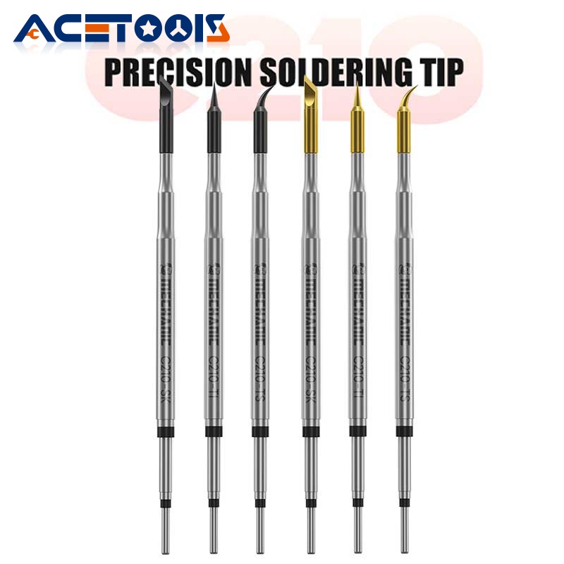 Mechanic C210 Soldering Iron Tips 210 Tips for T210-A T210-NA Sugon T26/T26D Soldering Handle Solder