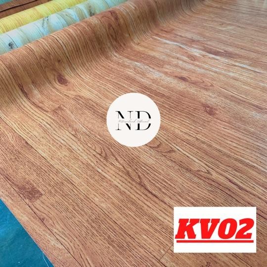 KARPET LANTAI VINYL KOREA IMPORT MOTIF KAYU METERAN LEBAR 2 METER