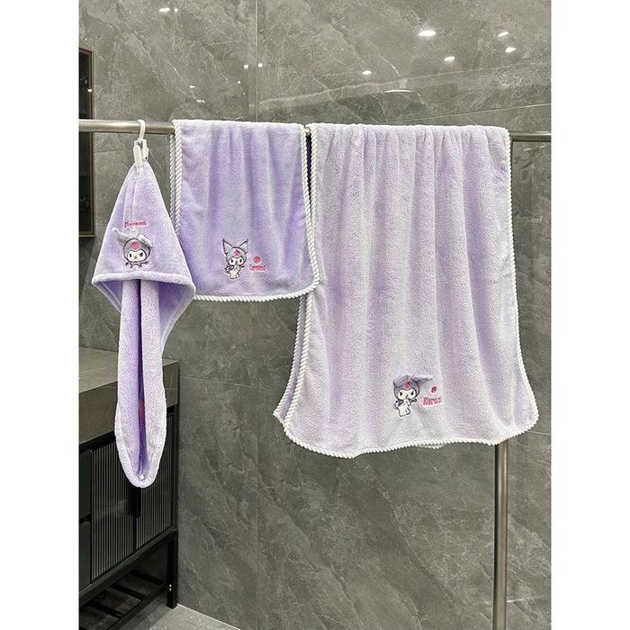 SALE  HANDUK MANDI SET 3IN1 / HANDUK KERAMAS / HANDUK MUKA / HANDUK MANDI / HANDUK KARAKTER SET