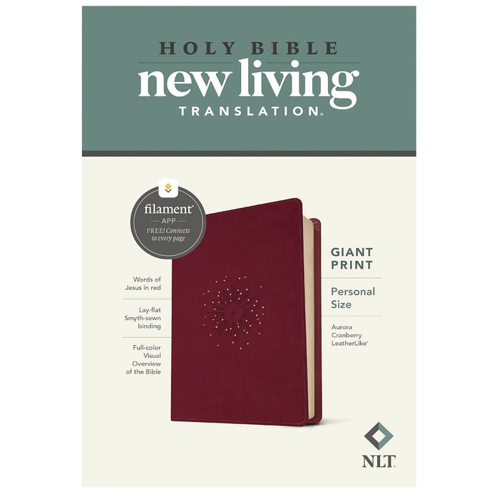 

Nlt Giant-Print Personal-Size Bible, Filament Enabled Edition