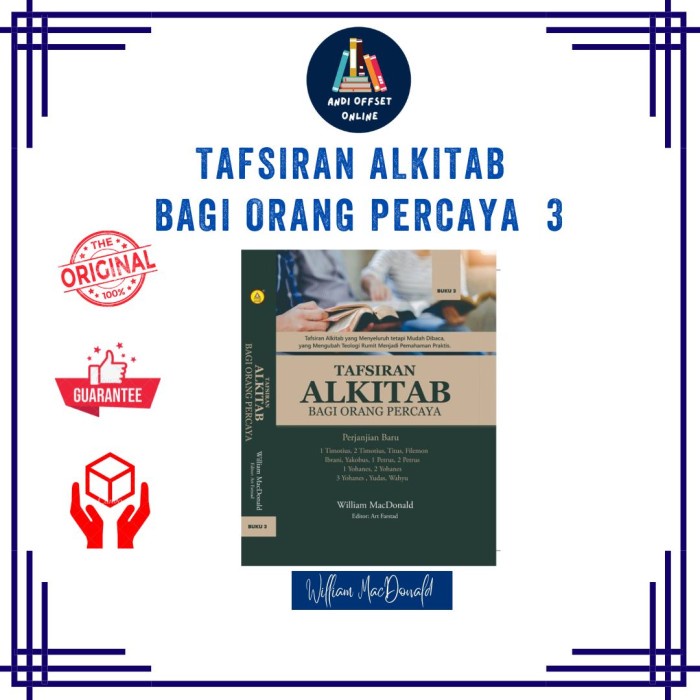 

Tafsiran Alkitab Bagi Orang Percaya 3 (Hardcover)