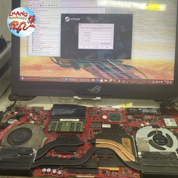 SALE PROMO SERVICE LAPTOP MATI TOTAL RUSAK REBALL CHIPSET KEBAKAR ASUS ROG LEGION READYY