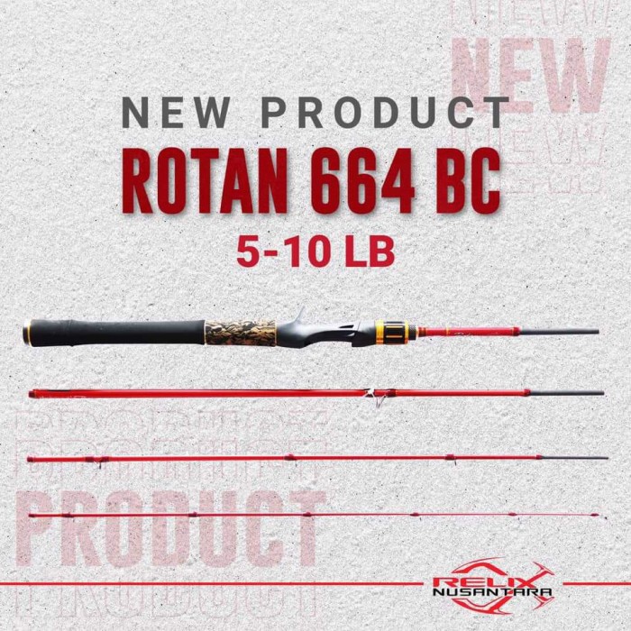 JORAN BC RELIX NUSANA ROTAN 2-6LB 5-10LB TRAVEL ROD FUJI