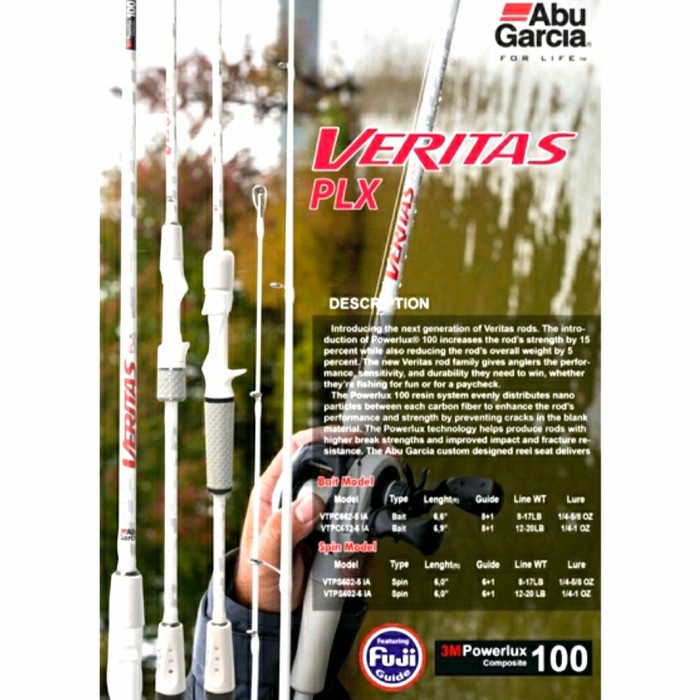 JORAN ABU GARCIA VERITAS PLX - VTPS602 - VTPC662 - VTPC692 - MURAH